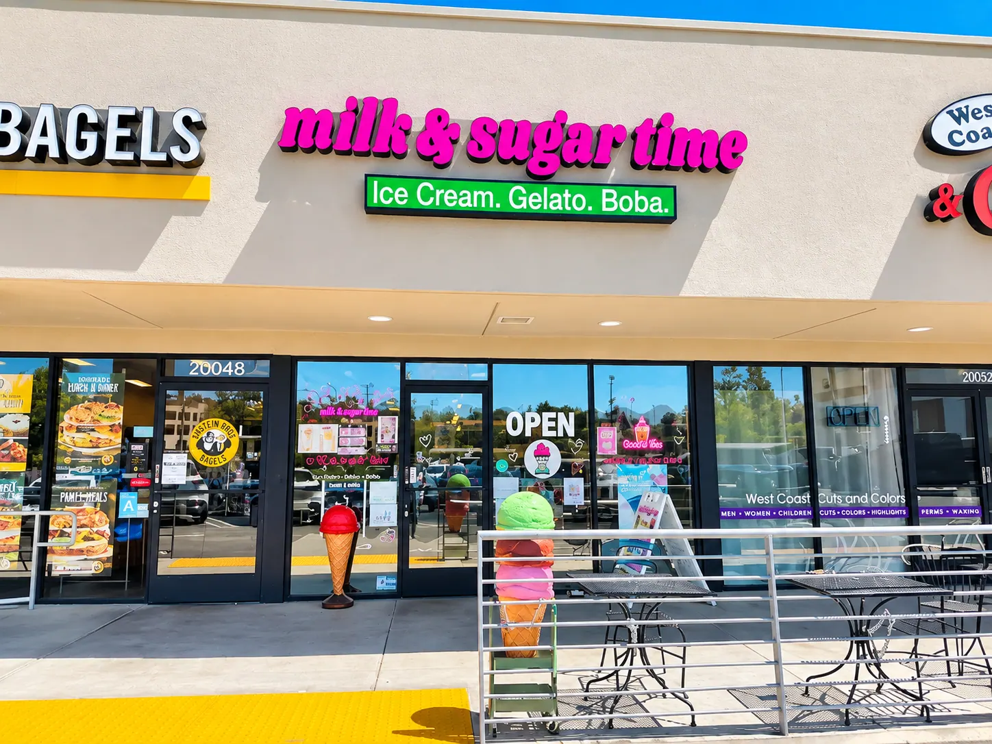 Milk & Sugar Time storefront on Ventura Blvd