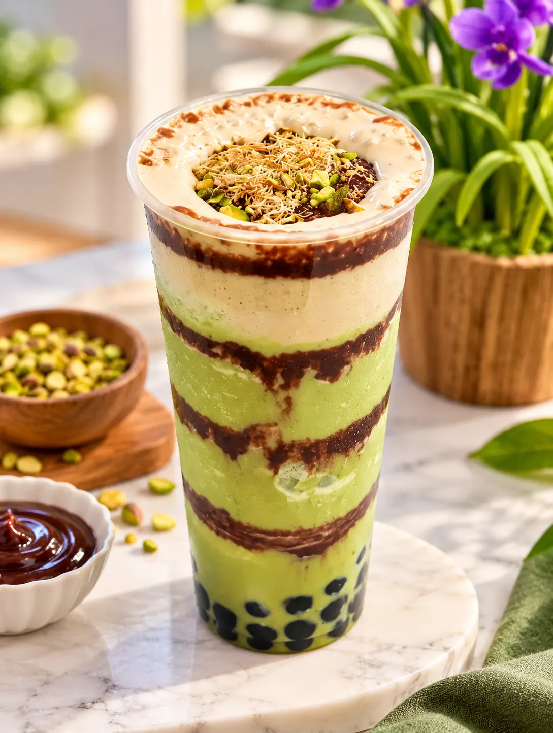 Signature Dubai Matcha with Boba