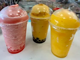 Smoothies with Boba