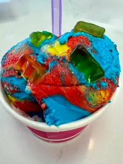 Super Human Ice Cream with Gummy Bears