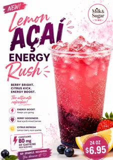 Lemon Açaí Energy Rush