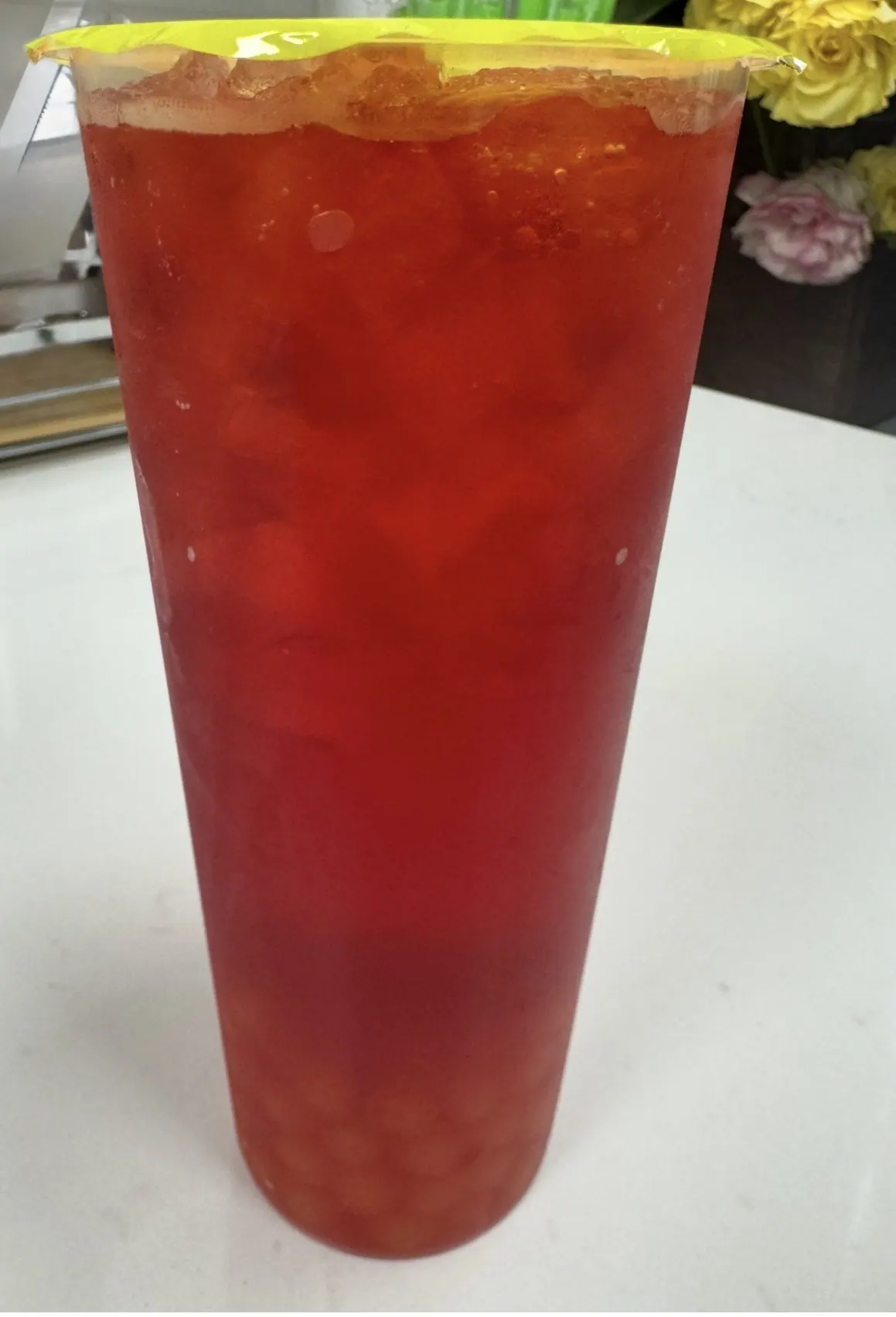 Strawberry flavored green